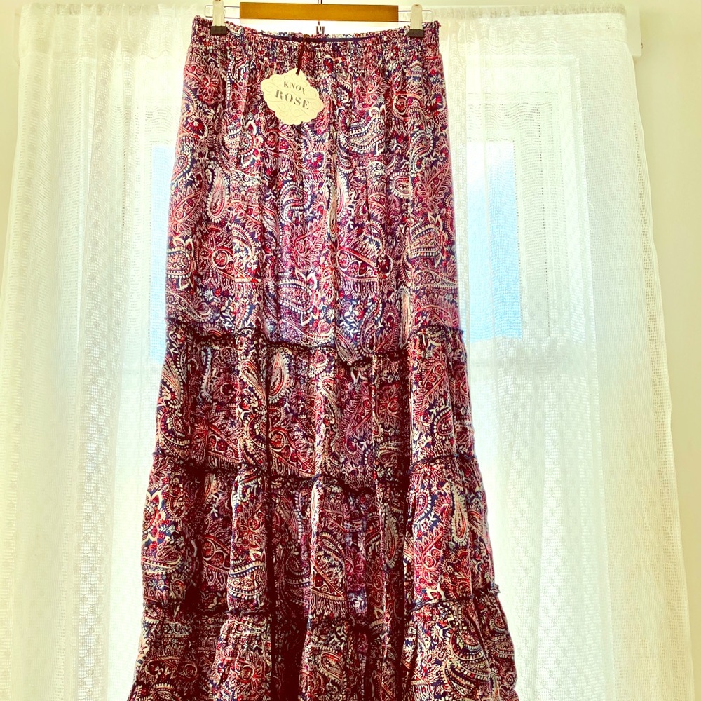 Knox Rose rayon long skirt